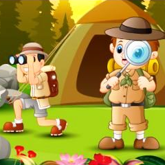 Spot 5 Differences Camping